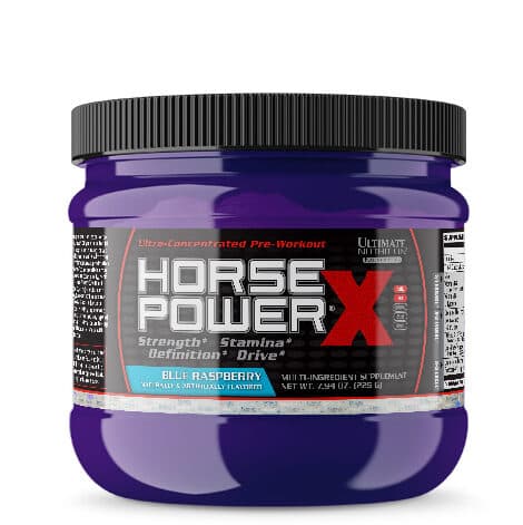 Horse Power X 225 g Ultimate Nutrition pre-workout suplement za energiju fokus i snagu