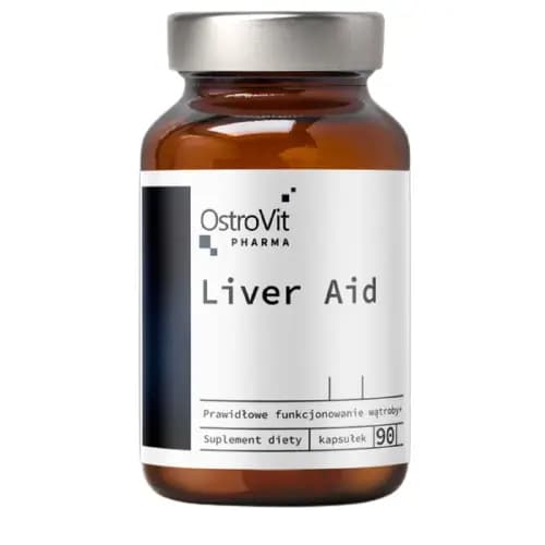 Liver Aid OstroVit 90 kapsula suplement za podršku jetri varenju metabolizmu masti i svakodnevnoj detoks rutini