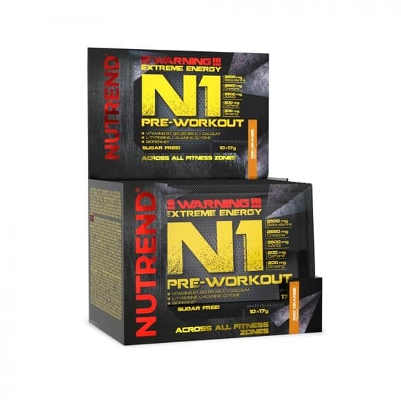 N1 Preworkout Nutrend -  pwo suplement za podršku energiji, fokusu, snazi i izdržljivost tokom treninga
