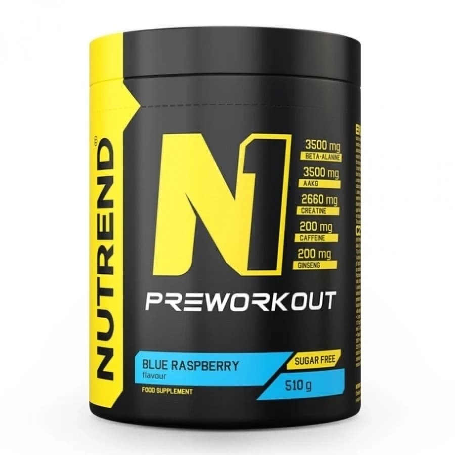 N1 Preworkout Nutrend -  pwo suplement za podršku energiji, fokusu, snazi i izdržljivost tokom treninga