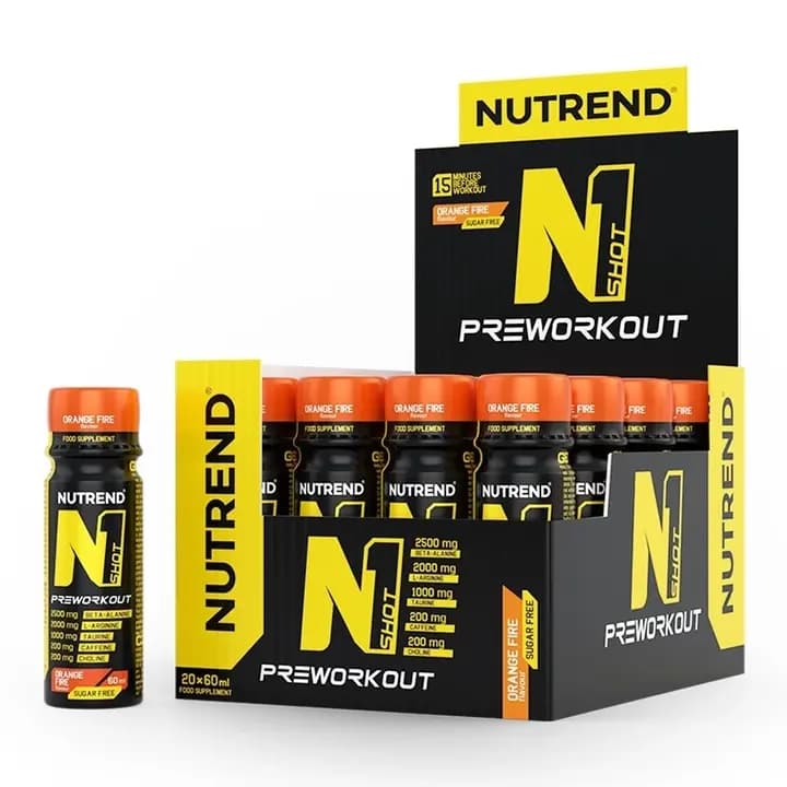 N1 Preworkout Nutrend -  pwo suplement za podršku energiji, fokusu, snazi i izdržljivost tokom treninga