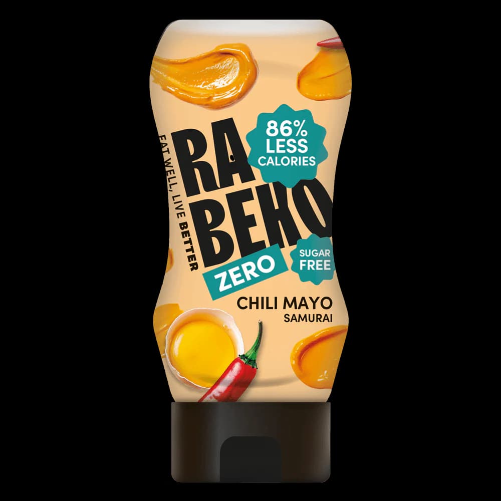 Rabeko Zero Chili Mayo Samurai 350 ml niskokalorični pikantni majonez sos za burgere tortilje i fit obroke