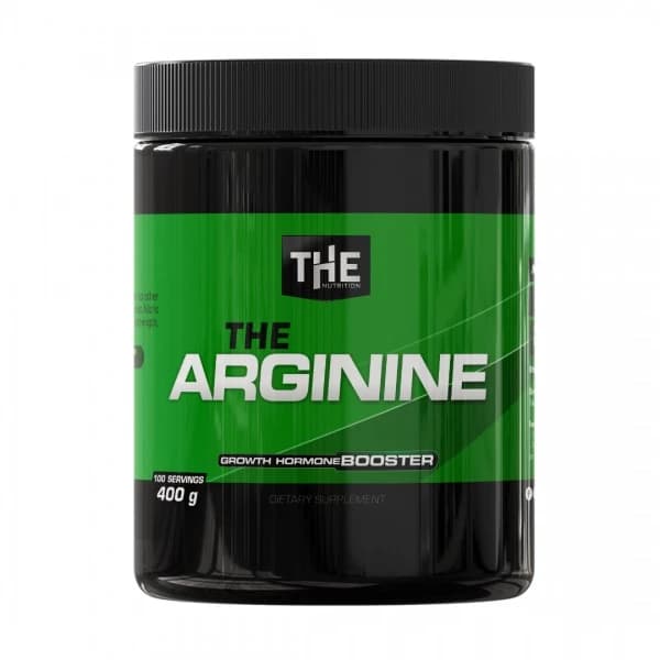 THE Arginine 400 g THE Nutrition L-arginin u prahu za trening pumpu izdržljivost i sportsku suplementaciju
