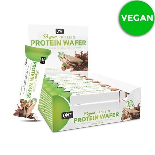 QNT Vegan Protein Wafer Bar 35g veganska proteinska napolitanka sa 10,5 g proteina