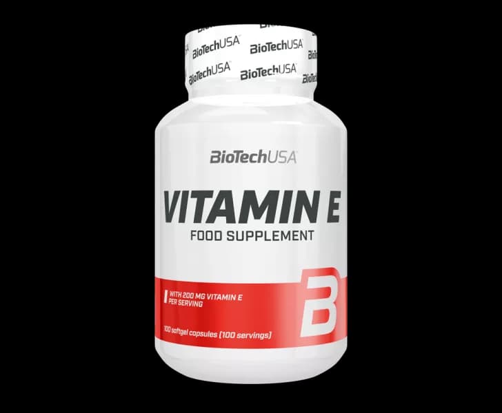 Vitamin E 100 gel caps BioTechUSA dodatak ishrani sa 200 mg vitamina E po kapsuli