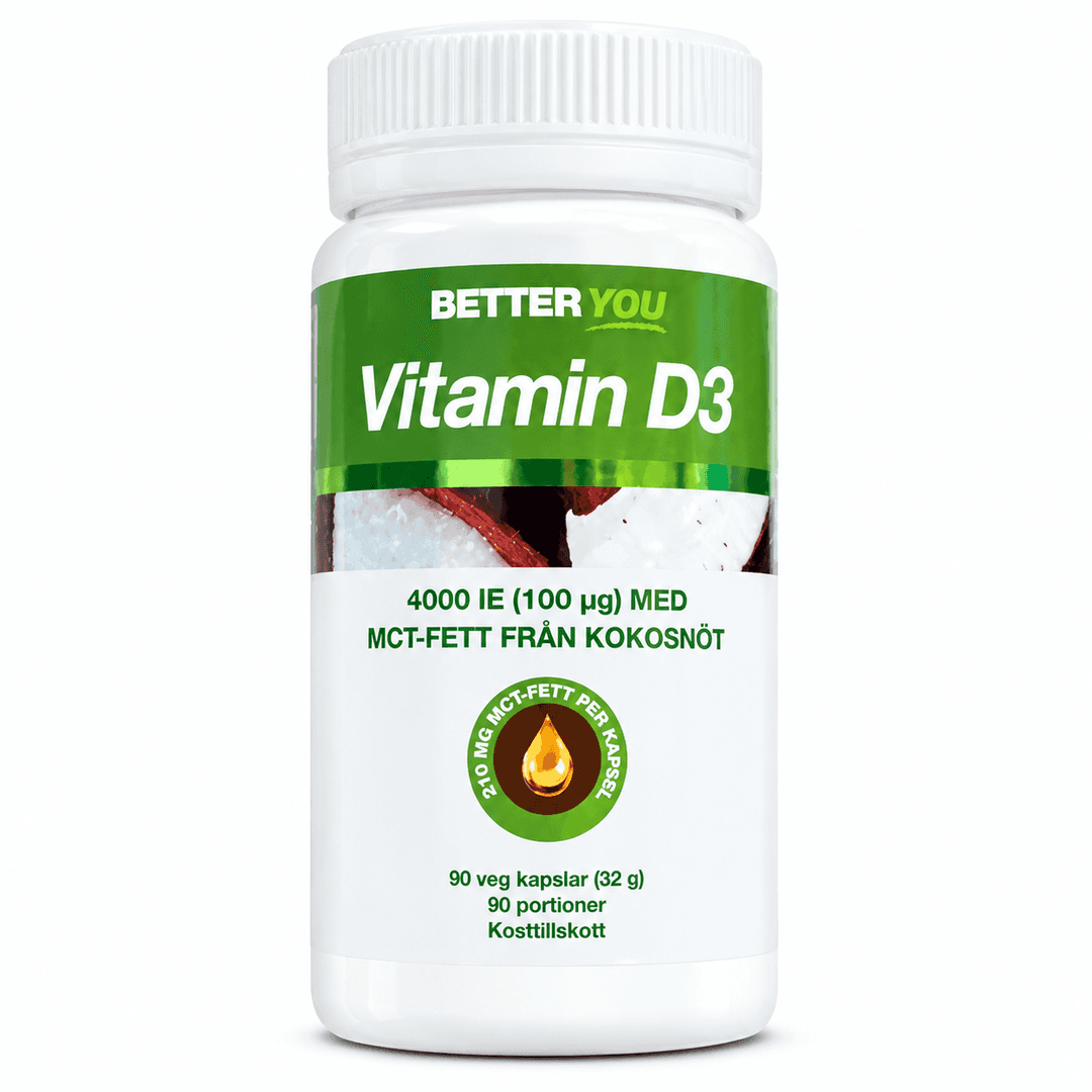 Vitamin D3 4000 IU + MCT Better You – dodatak ishrani sa vitaminom D3 i MCT uljem iz kokosa