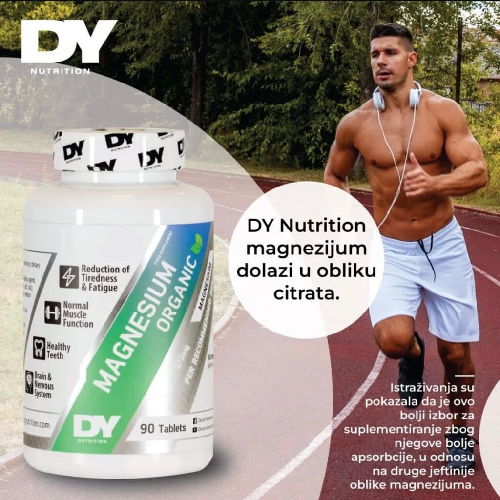 Vrste magnezijuma – DY Magnesium Organic kapsule za zdravlje nervnog sistema i mišića