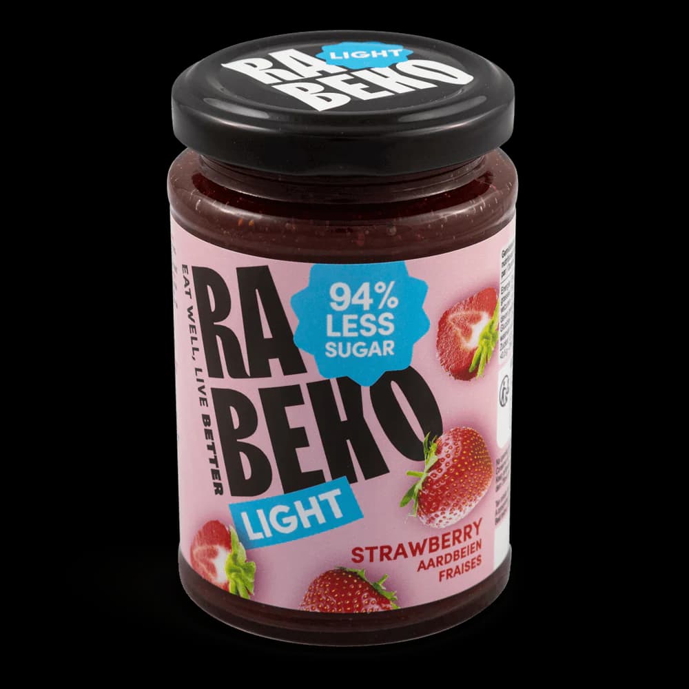 Rabeko Zero Strawberry Jam 230g džem od jagode bez šećera i kalorija zdrav namaz za dijetu i fit ishranu