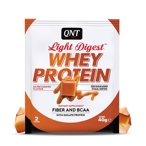 Light Digest Whey Protein QNT 40g whey protein sa koncentratom i izolatom proteina surutke za oporavak mišića