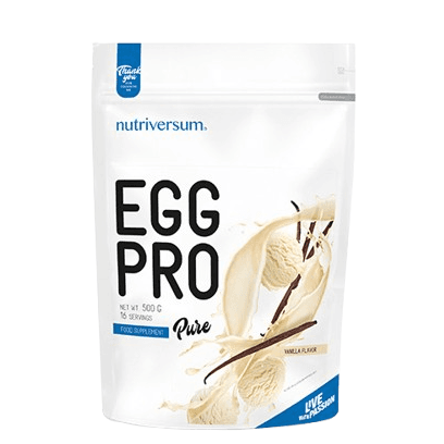 Nutriversum Egg Pro Protein 500 g, protein iz belanaca u prahu sa 21 g proteina po dozi