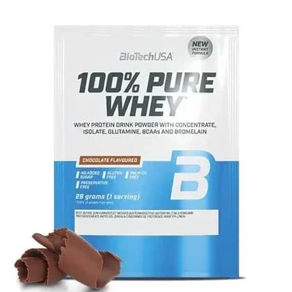 100% Pure Whey 28g BioTechUSA whey protein u kesici