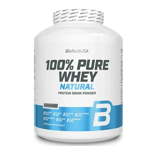 100% Pure Whey 2.27kg Natural Ukus - BioTechUSA BioTech USA