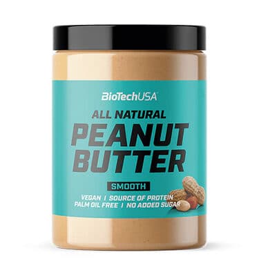 100% Prirodni kikiriki puter 400g - BioTechUSA bogat proteinima i vlaknima bez dodatog secera