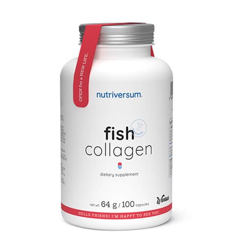 Fish Collagen (Hidrolizovani riblji kolagen) 100cap - Nutriversum riblji kolagen tip 1 smanjuje bore i regenerise kozu