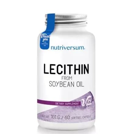 Lecithin (from Soybean) 60gelcaps - Nutriversum lecetin regenerise celijske strukture i nervnog sistema