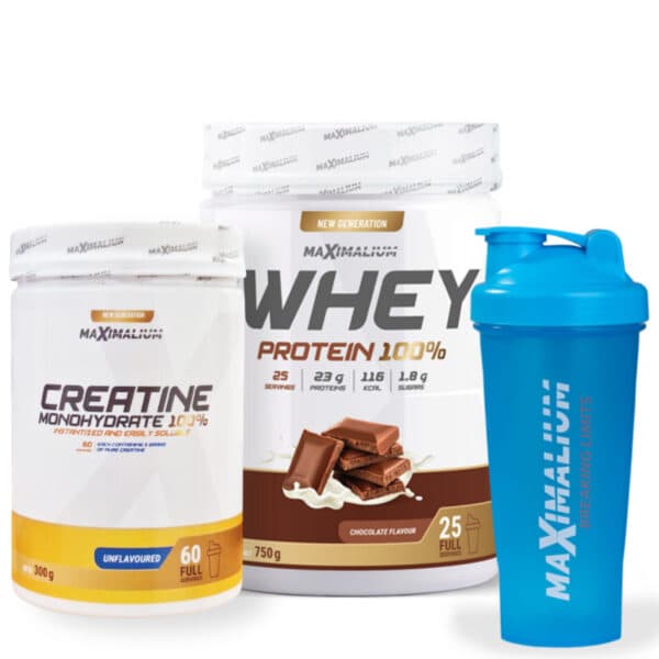 MAX Promo Paket - Maximalium kombinacija cistog kreatina i whey proteina