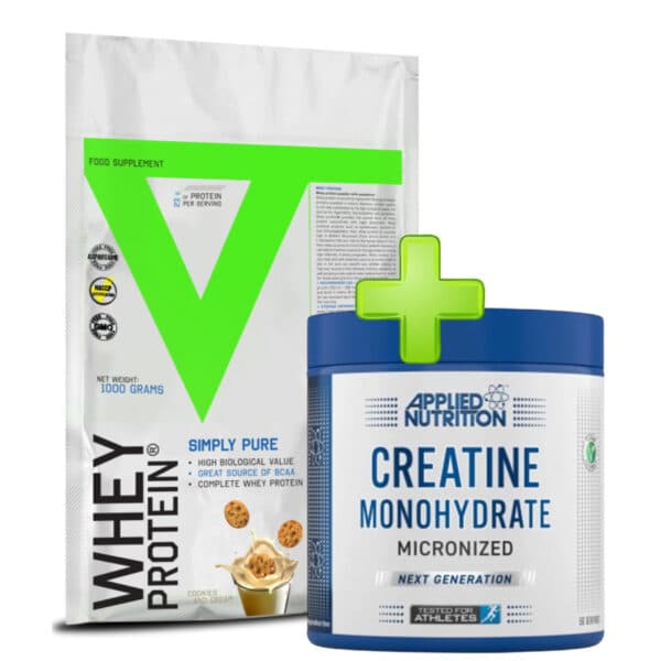 Whey Protein Vitalikum 1kg + Kreatin Monohidrat 250g Applied Nutrition