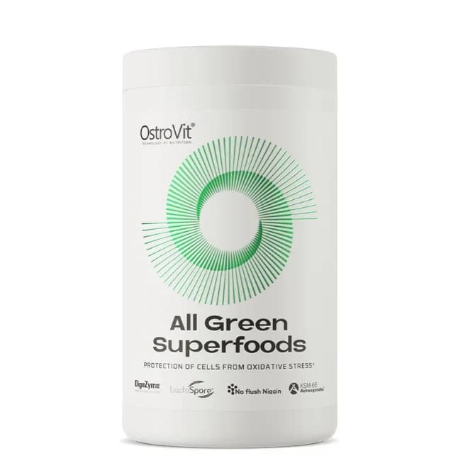 All Green Superfoods 345g OstroVit kompleks zelenih supernamirnica vitamina minerala biljnih ekstrakata i vlakana