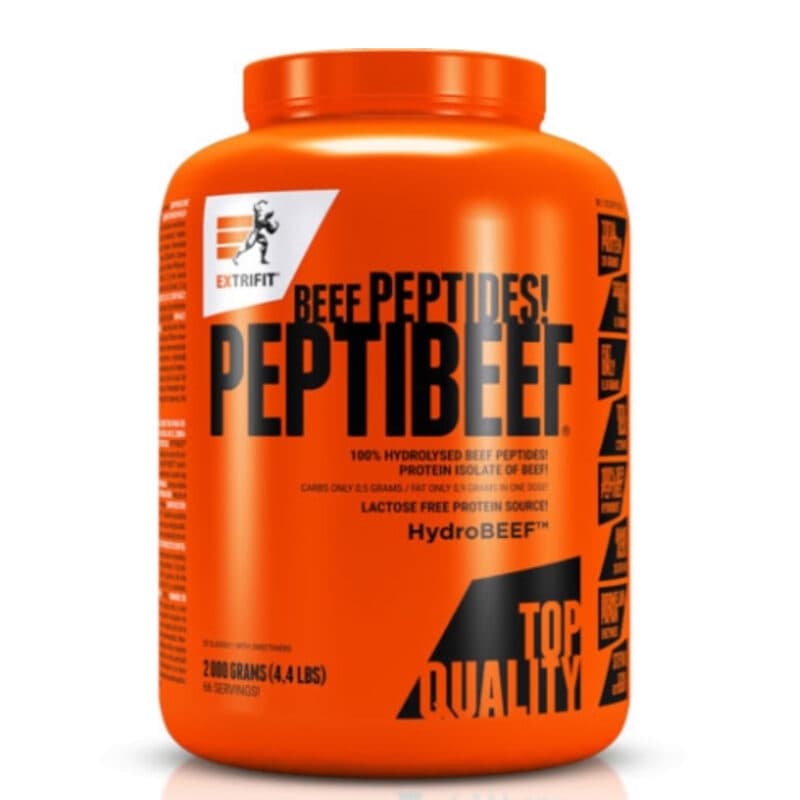 Beef Protein Peptibeef 2kg Extrifit goveđi protein sa 26 g proteina po dozi za mišićnu masu i oporavak