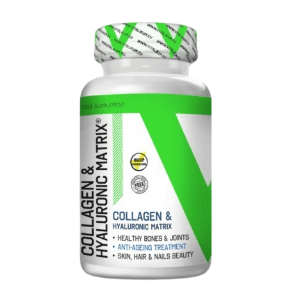 Vitalikum Collagen & Hyaluronic Matrix 100 tableta – kolagen i hijaluronska kiselina za podršku koži, kosi, noktima, zglobovima i vezivnom tkivu