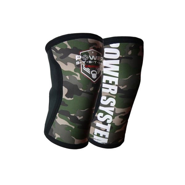 Power System CrossFit Military steznik za koleno za stabilnost i kompresionu podršku tokom treninga snage i funkcionalnog treninga