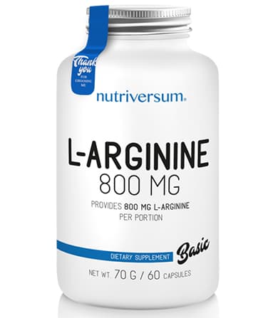 L-Arginin kapsule – aminokiselina za sintezu azot-monoksida (NO), bolju cirkulaciju, sportske performanse, mišićni pump, oporavak i podršku sintezi proteina