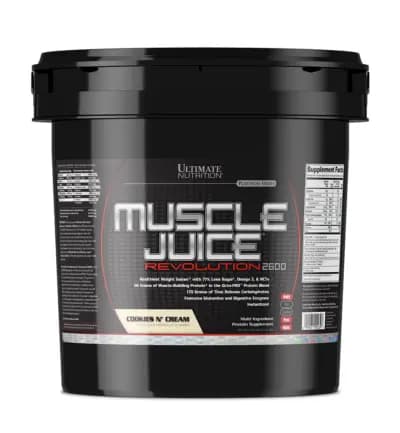 Muscle Juice Revolution 2600 Ultimate Nutrition 5kg gainer za mišićnu masu sa proteinima ugljenim hidratima i aminokiselinama