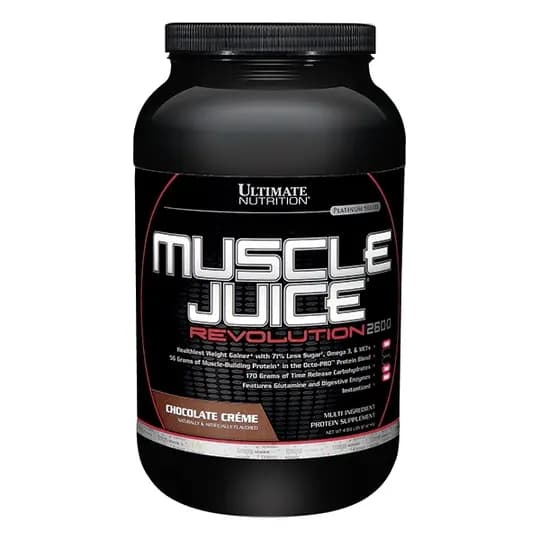 Muscle Juice Revolution 2600 Ultimate Nutrition 2.12 kg mass gainer za mišićnu masu snagu i oporavak