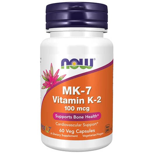NOW Vitamin K2 MK-7 kapsule – vitamin K2 za podršku zdravlju kostiju, pravilnom metabolizmu kalcijuma, normalnom zgrušavanju krvi i zdravlju srca