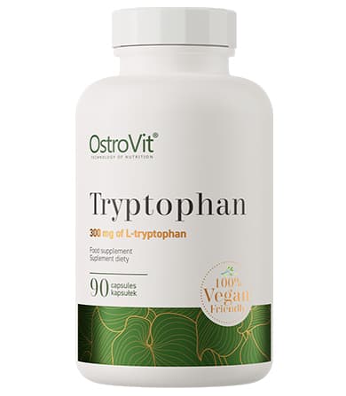 OstroVit Tryptophan 300 mg kapsule – L-triptofan za sintezu serotonina i melatonina, podršku nervnom sistemu, kvalitetnom snu i mentalnom balansu