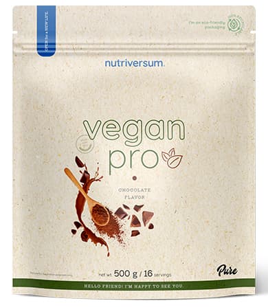 Vegan Pro biljni protein u prahu – 22 g proteina po porciji, bez laktoze i surutke, za rast mišićne mase, oporavak i svakodnevni unos biljnih proteina