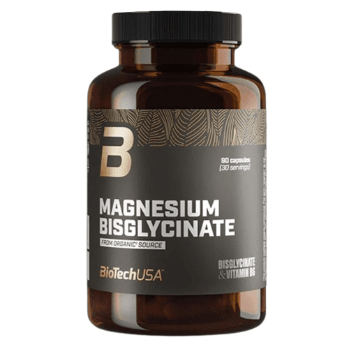 Magnesium Bisglycinate + Vitamin B6 kapsule – helatirani magnezijum bisglicinat sa vitaminom B6 za podršku mišićima, nervnom sistemu, kvalitetnom snu, energiji i smanjenju umora