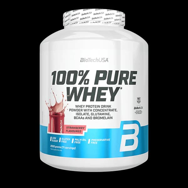 100% Pure Whey 2kg - Whey Protein - BioTechUSA protein sa visokim sadrzajem proteina po porciji odlicna apsorpcija