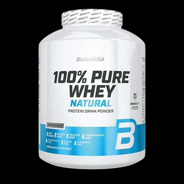100% Pure Whey 2kg Natural Ukus - BioTechUSA protein bez boja i zasladjivača