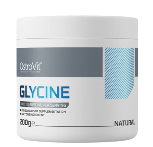 OstroVit Glycine 200g - L-glicin aminokiselina u prahu za oporavak i san