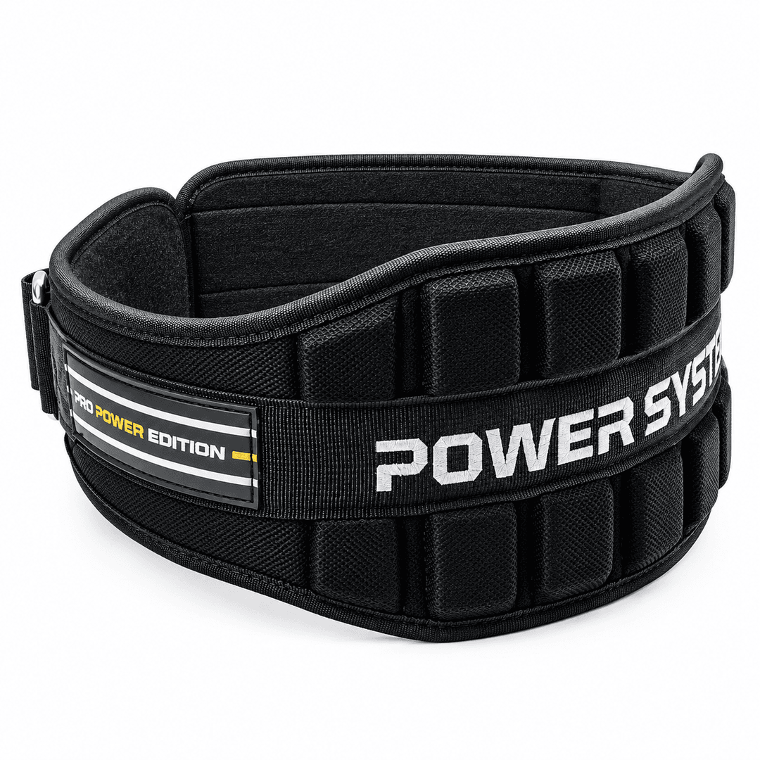 Belt Neo Power neoprenski pojas za teretanu sa širokim zadnjim delom i čičak trakom za podešavanje