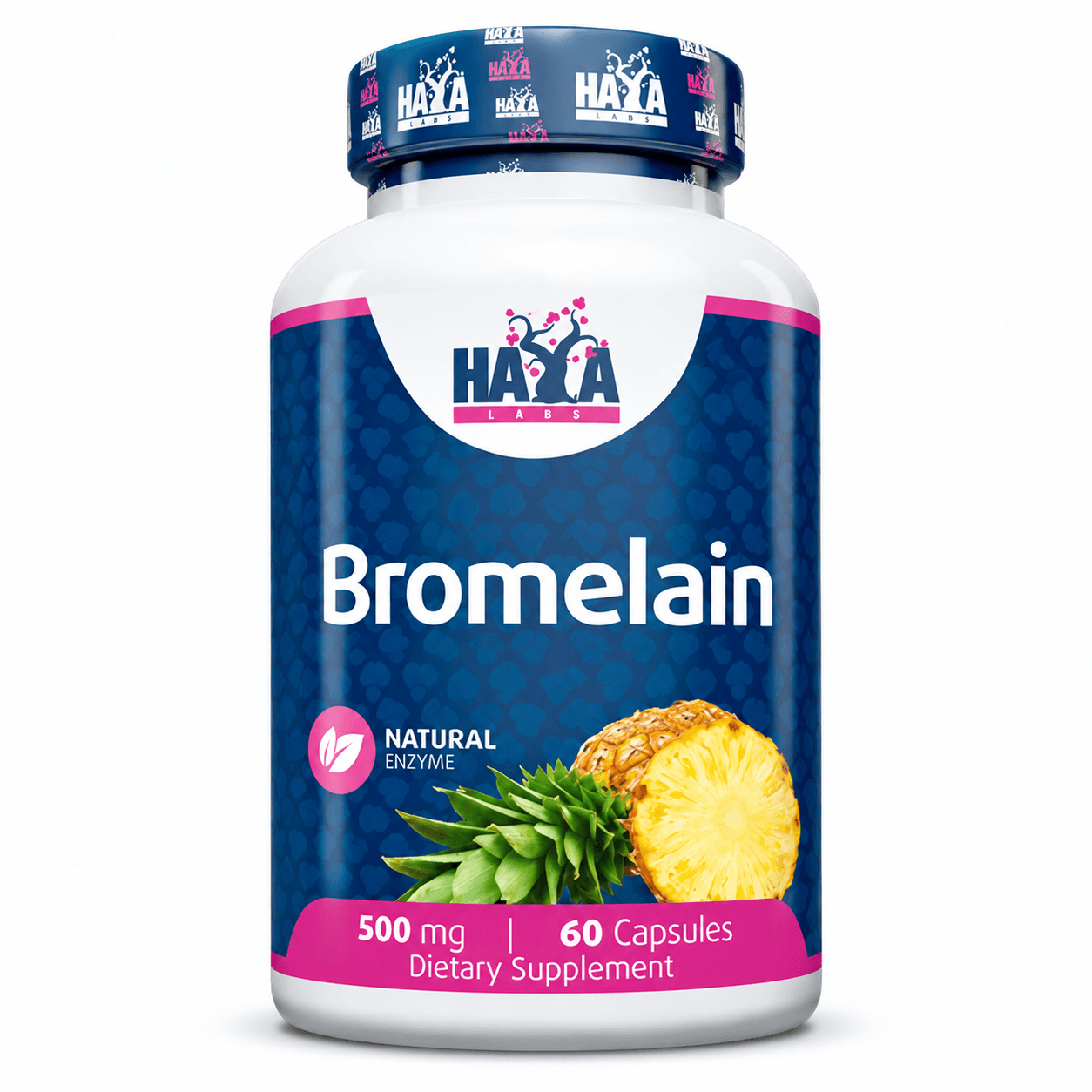 Bromelain kapsule – prirodni enzim iz ananasa za razgradnju proteina, bolje varenje, apsorpciju nutrijenata, oporavak organizma i podršku cirkulaciji