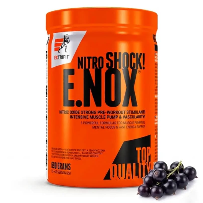 Extrifit E.NOX® Shock pre-workout sa kreatinom, beta-alaninom, argininom, citrulinom, kofeinom i Carbo Matrix kompleksom za intenzivne treninge