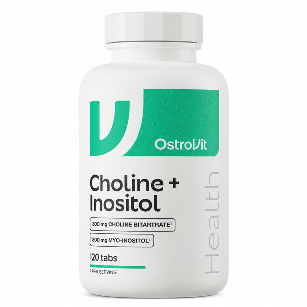 OstroVit Choline & Inositol 120 tableta – dodatak ishrani sa holinom i inozitolom za svakodnevnu suplementaciju