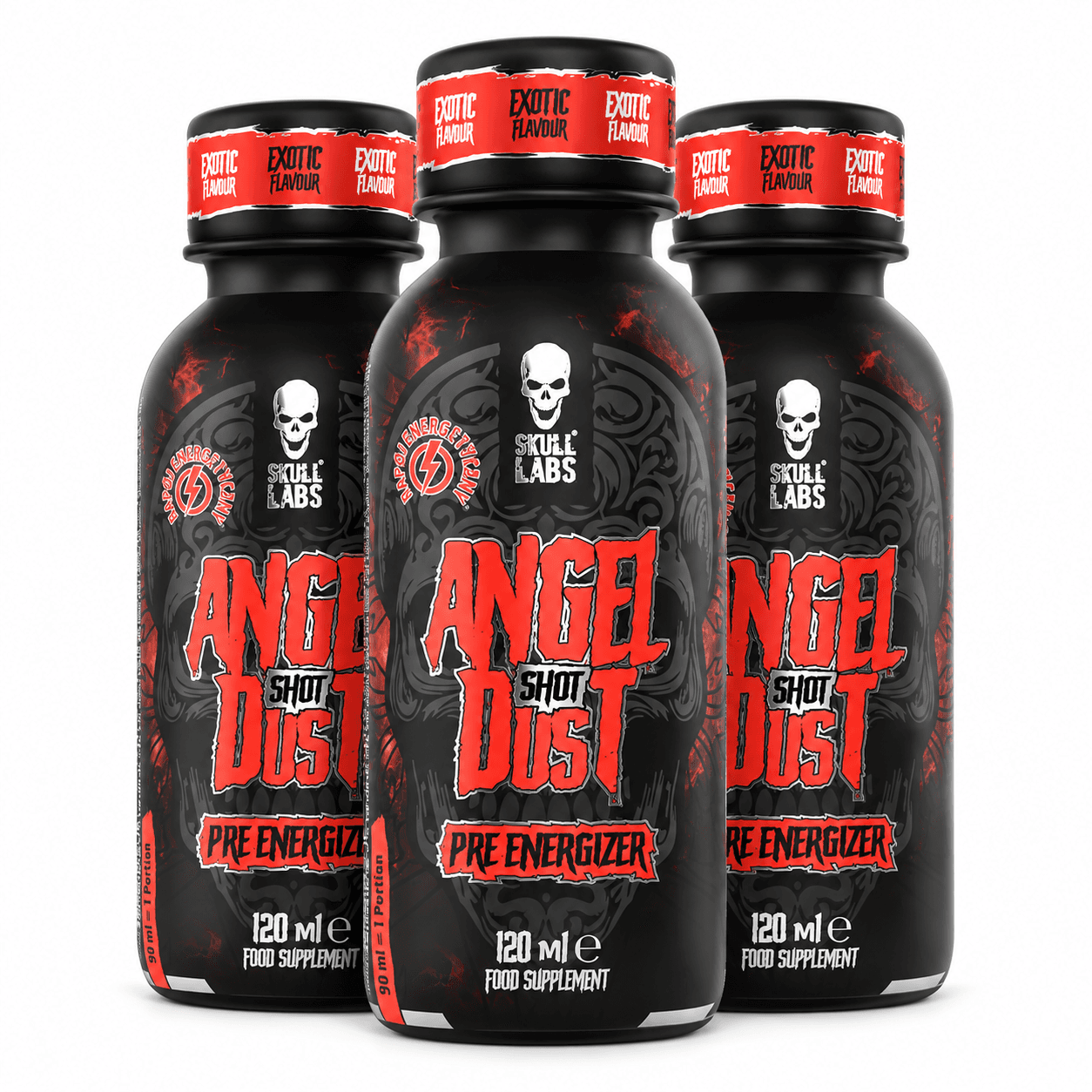 Skull Labs Angel Dust Shot 120 ml pre workout shot sa kofeinom beta alaninom i taurinom