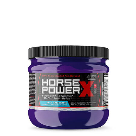Ultimate-Nutrition-Pre-Workout-Strength-Stamina-Definition-Drive-Horse-Power-X-Blue-Raspberry-Flavour-225-g-45-serv-x-5-g-1-scoop