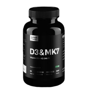 D3 & MK7 (Vitamin D3+K2) 60cap - Active Pharma