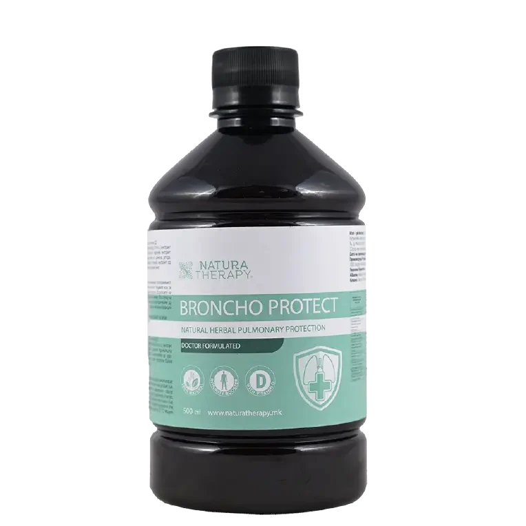 broncho-main Broncho Protect – prirodni sirup sa biljnim ekstraktima i vitaminima C i D za jačanje imuniteta i olakšanje kašlja