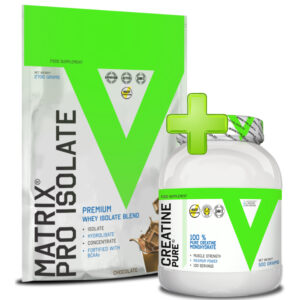 matrix isolate creatine bundle – Matrix Pro Isolate 2700g i Creatine Pure Monohydrate za snagu, mišićni rast i oporavak